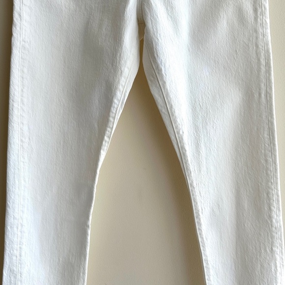 Levi’s 501 Women’s White Skinny Jeans, Button Fly Pants, Size Small - Picture 3 of 16